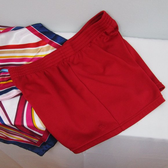 Danskin Now Classic Red Athletic Shorts - Picture 2 of 8